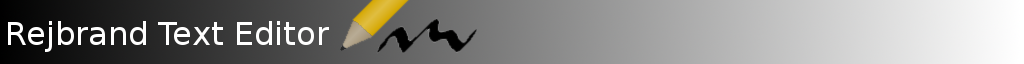 Rejbrand Text Editor